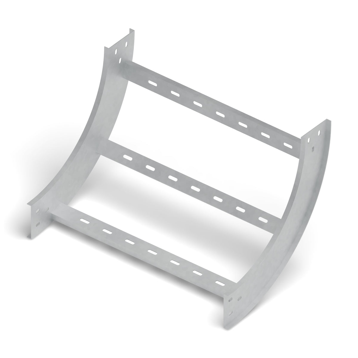 Curva vert. int. 90° escalerilla 600x100mm galvanizada BDTEC
