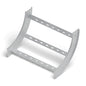 Curva vert. int. 90° escalerilla 600x100mm galvanizada