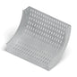 Curva vert. int. 90° bandeja ranurada 600x100mm galvanizada