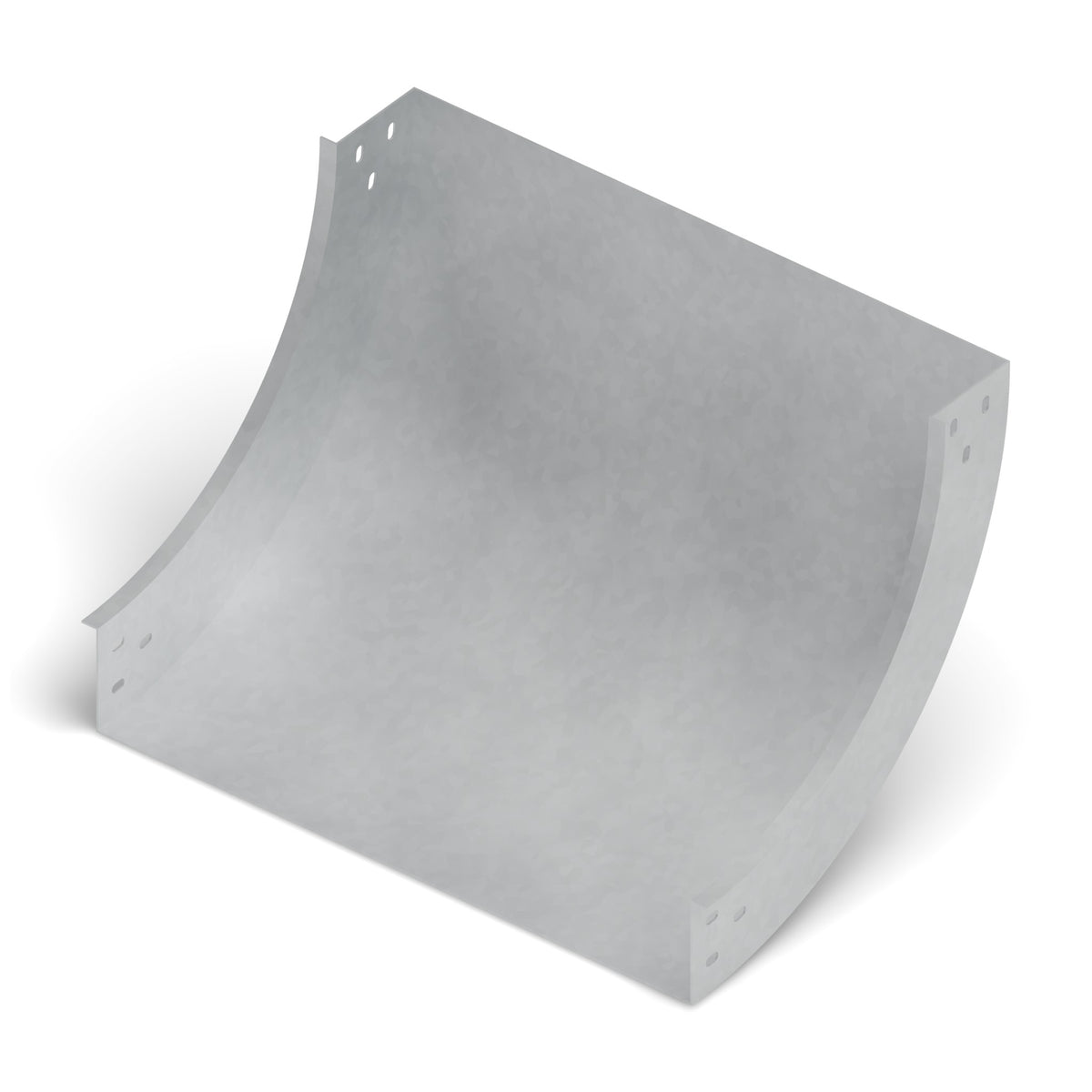 Curva vert. int. 90° bandeja lisa 600x100mm galvanizada BDTEC