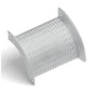 Curva vert. ext. 90° bandeja ranurada 600x100mm galvanizada