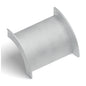 Curva vert. ext. 90° bandeja lisa 600x100mm galvanizada