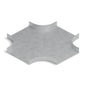 Derivación cruz bandeja ranurada 600x100mm galvanizada