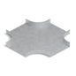 Derivación cruz bandeja lisa 600x100mm galvanizada