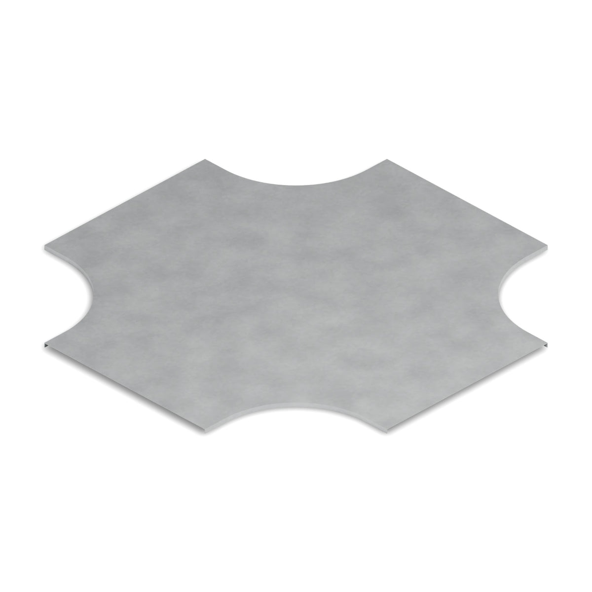 Tapa derivación cruz escalerilla/bandeja 600mm galvanizada BDTEC