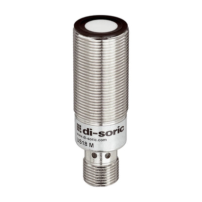 Sensor ultrasónico M18, NO/NC, sn 1.5 m, para conector M12/4P, salida modulada 4-20 mA DI-SORIC US 18 M 1500 IU-B4