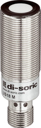Sensor ultrasonico m18, no/nc,ns 1.5m,para conector m12/4p, salida modulada 4-20ma [US 18 M 1500 IU-B4]
