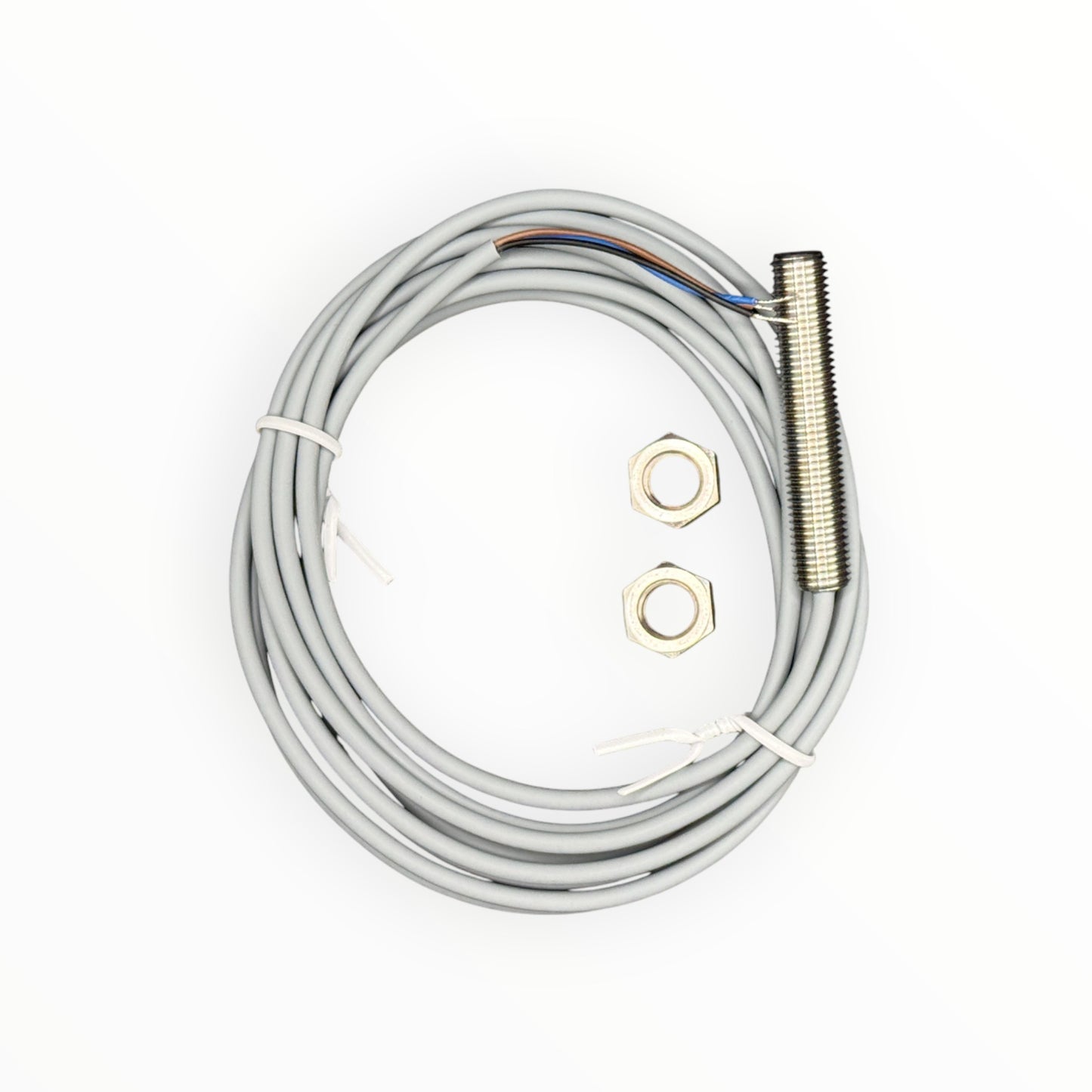 Sensor inductivo m8, npn, no, rasante, sn 2mm,con cable [INS-M08-B02NS-2C]