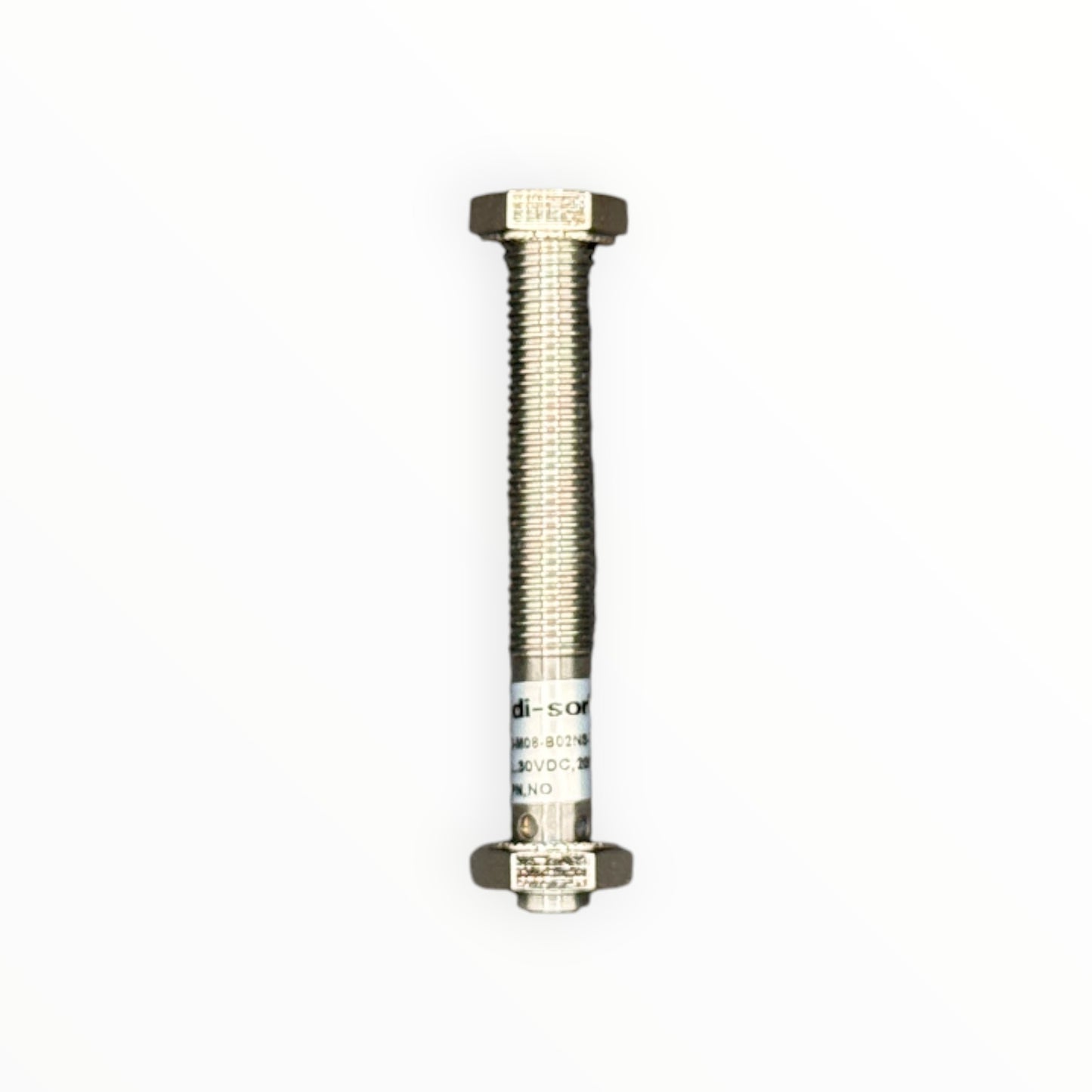 Sensor inductivo m8, npn, no, rasante, sn 2mm,para conector m8/3p [INS-M08-B02NS-T3]