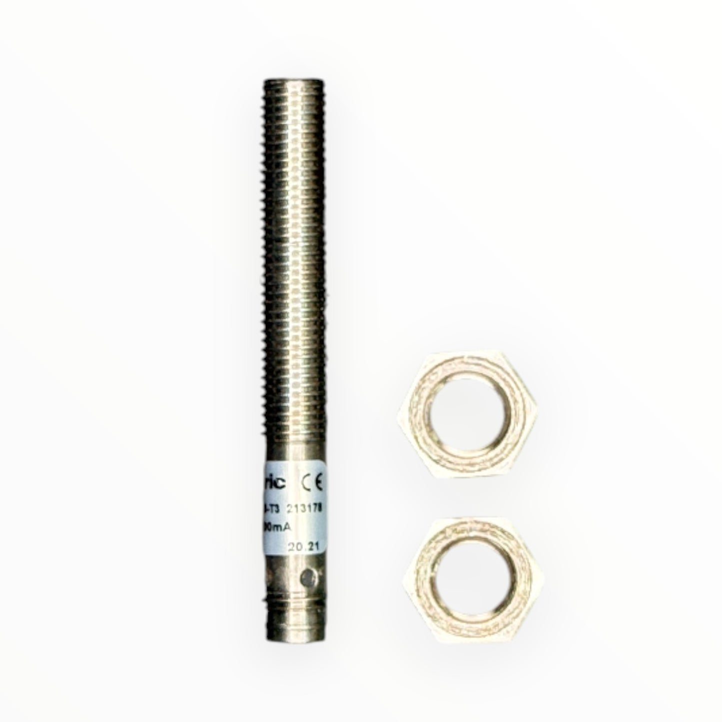 Sensor inductivo m8, npn, no, rasante, sn 2mm,para conector m8/3p [INS-M08-B02NS-T3]