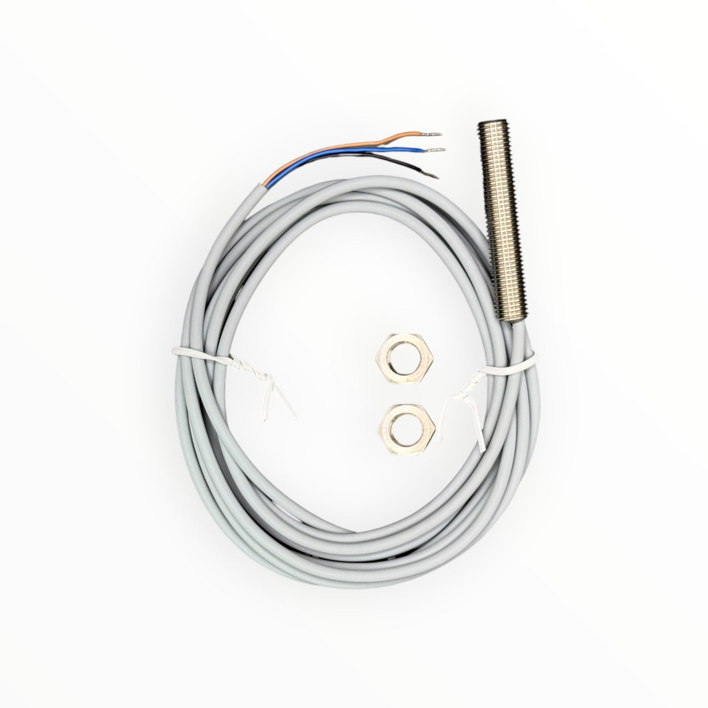Sensor inductivo m8, pnp, nc, rasante, sn 2mm,con cable [INS-M08-B02PO-2C]