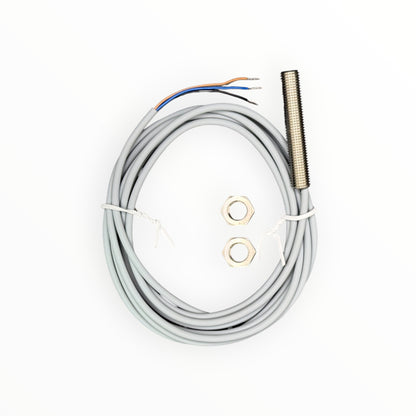 Sensor inductivo m8, pnp, nc, rasante, sn 2mm,con cable [INS-M08-B02PO-2C]