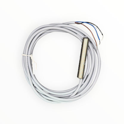 Sensor inductivo m8, npn, nc, rasante, sn 2mm, con cable [INS-M08-B02NO-2C]