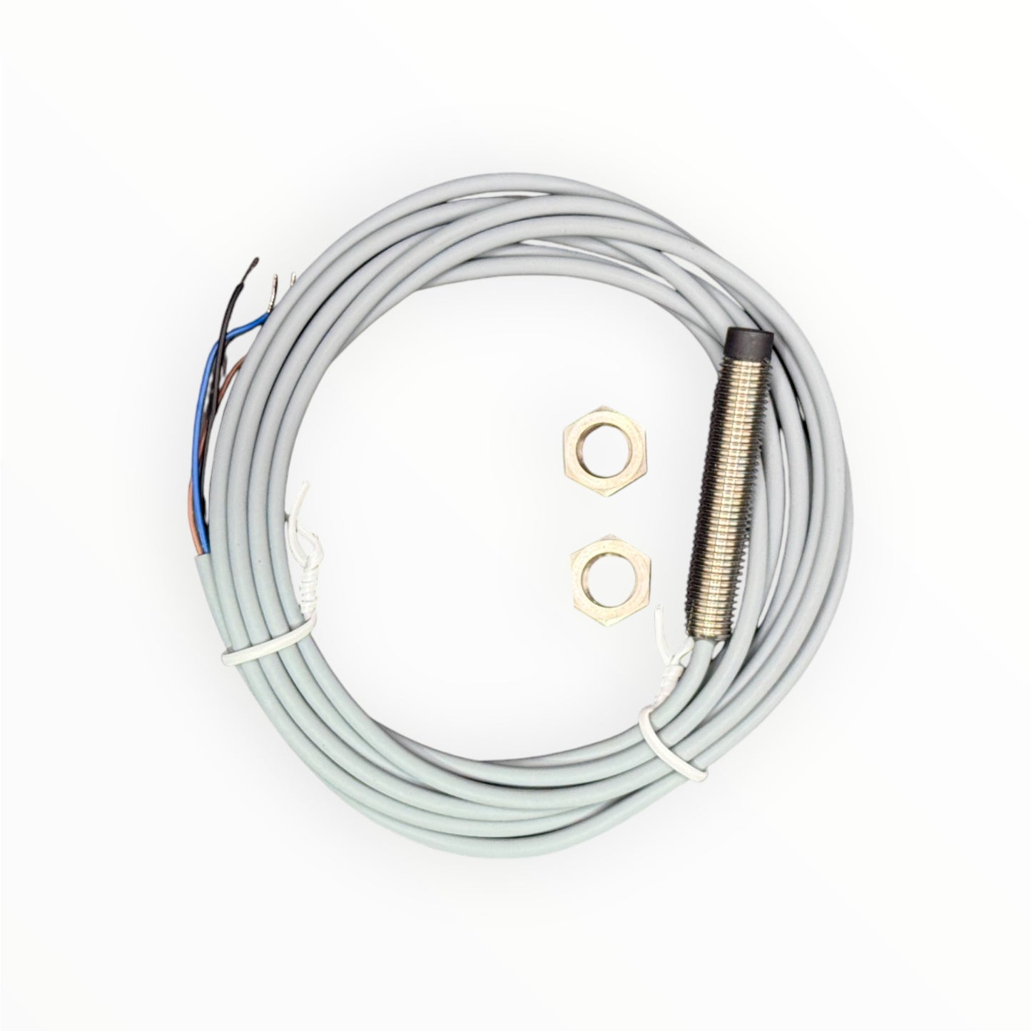 Sensor inductivo m8, npn, no, no rasante, sn 4mm, con cable [INS-M08-N04NS-2C]