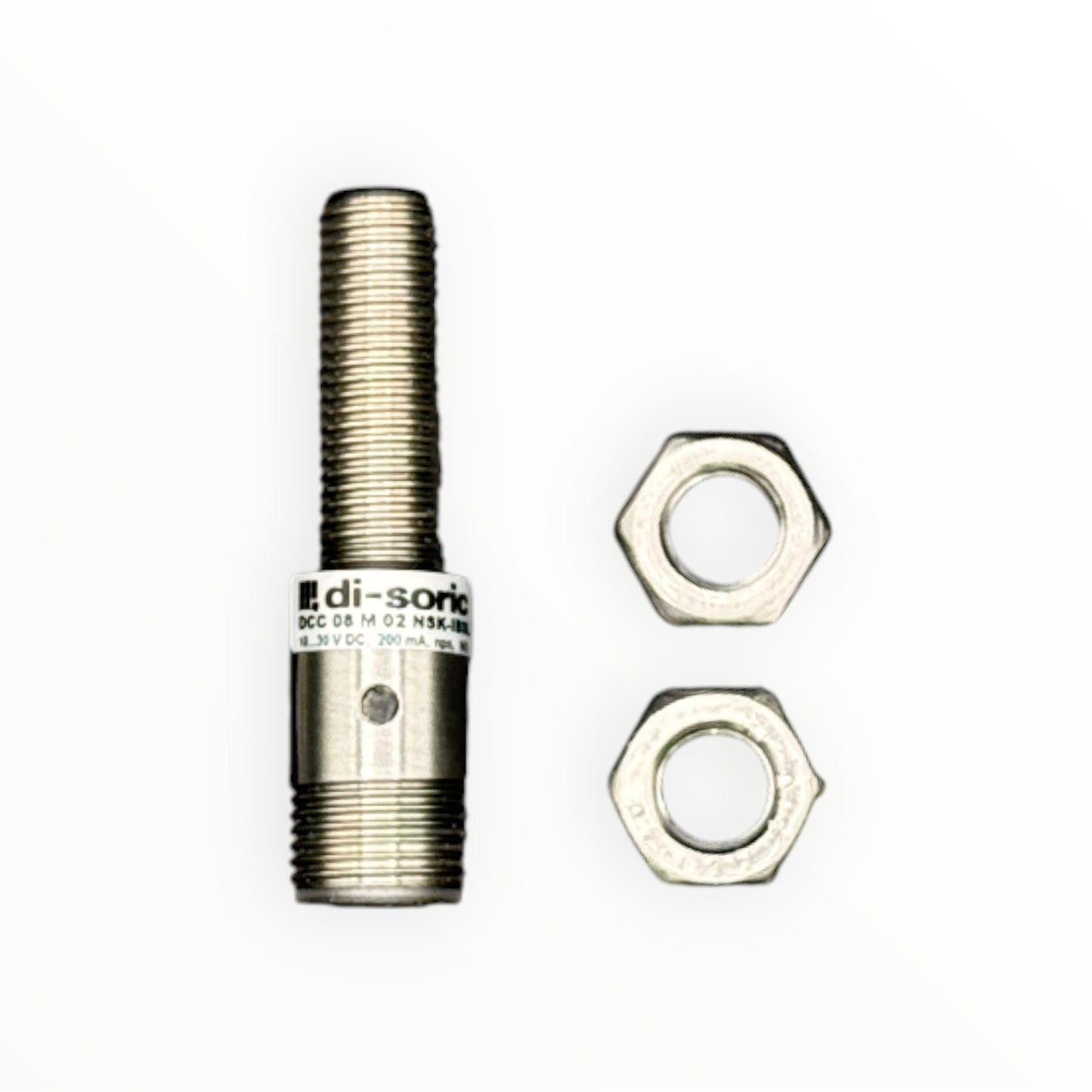 Sensor inductivo m8, npn, no, rasante, sn 2mm, para conector m12/4p [DCC 08 M 02 NSK-IBSL]