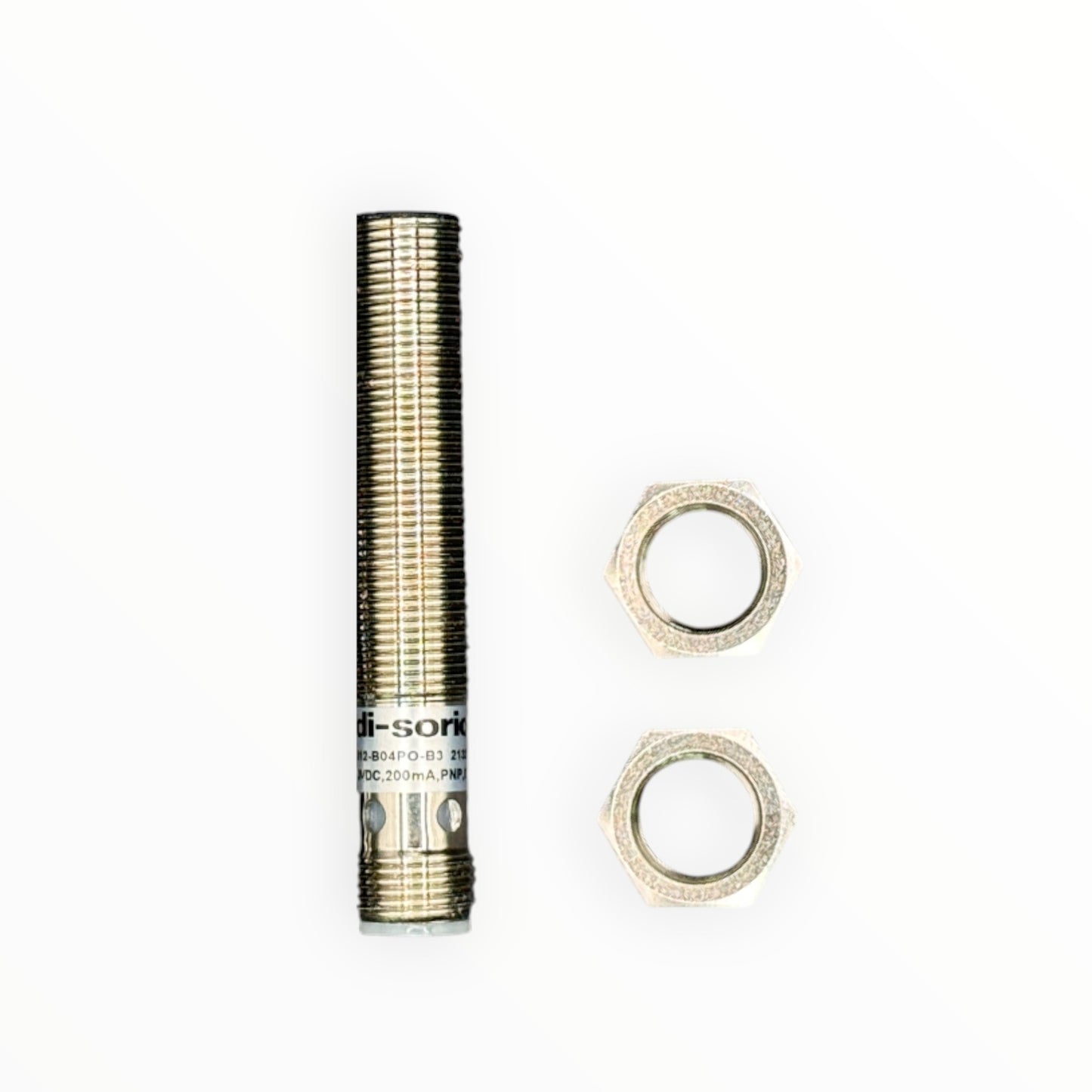 Sensor inductivo m12, pnp, nc, rasante, sn 4mm, para conector m12/3p [INS-M12-B04PO-B3]
