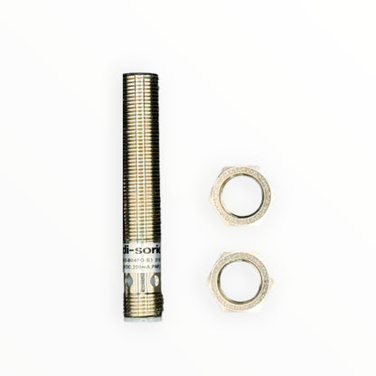 Sensor inductivo m12, pnp, nc, rasante, sn 4mm, para conector m12/3p [INS-M12-B04PO-B3]