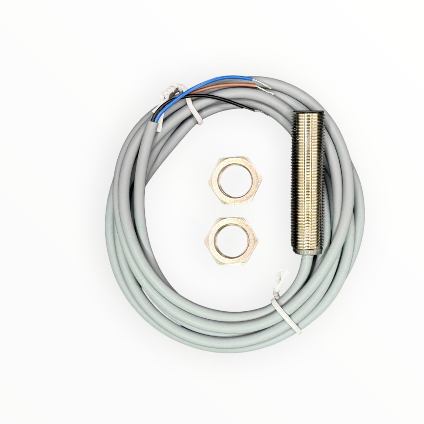 Sensor inductivo m12, pnp, no, rasante, sn 4mm,con cable [INS-M12-B04PS-2C]