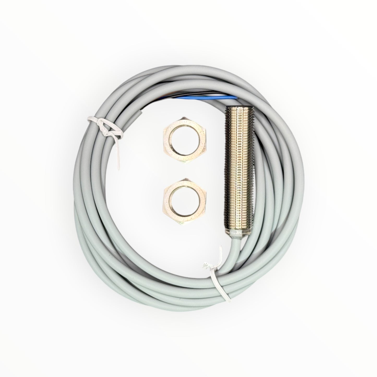 Sensor inductivo m12, pnp, nc, rasante, sn 4mm,con cable [INS-M12-B04PO-2C]