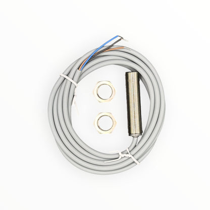 Sensor inductivo m12, npn, no, rasante, sn 4mm,con cable [INS-M12-B04NS-2C]