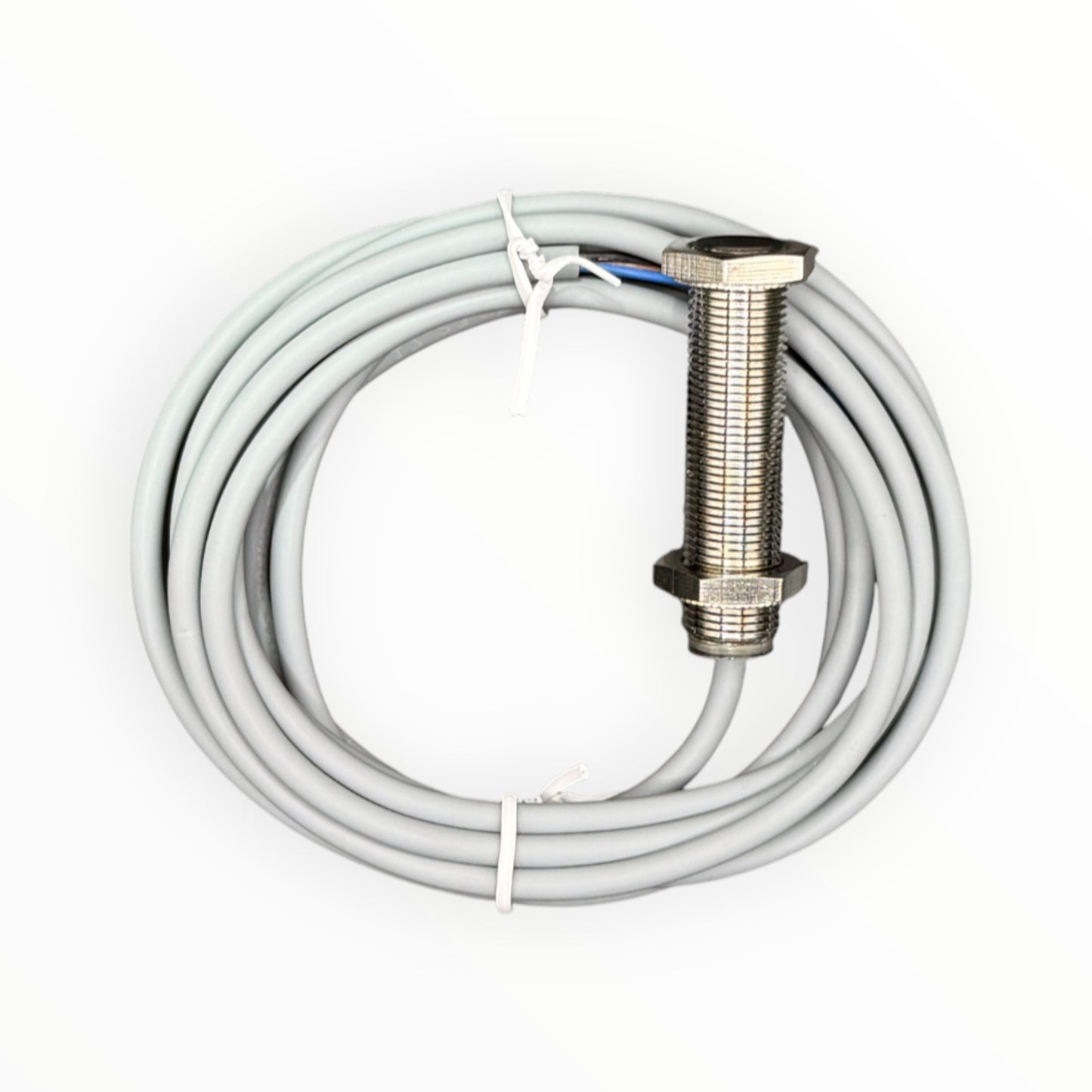 Sensor inductivo m12, npn, nc, rasante, sn 4mm,con cable [INS-M12-B04NO-2C]