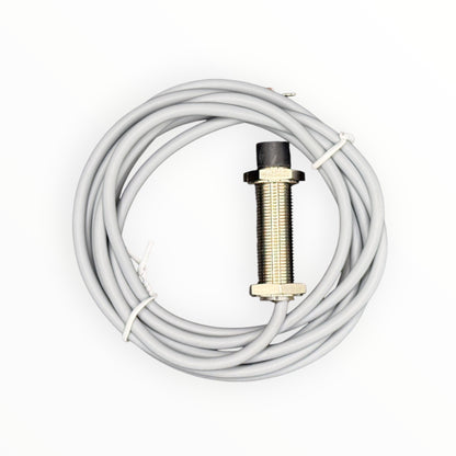 Sensor inductivo m12, npn, no, no rasante, sn 8mm,con cable [INS-M12-N08PS-2C]