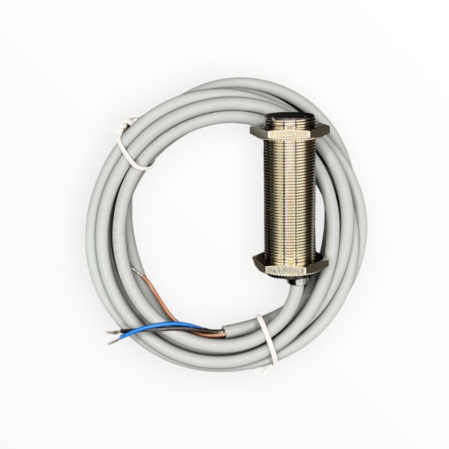 Sensor inductivo m18, pnp, no, rasante, sn 5mm, con cable [INS-M18-B05PS-2C]