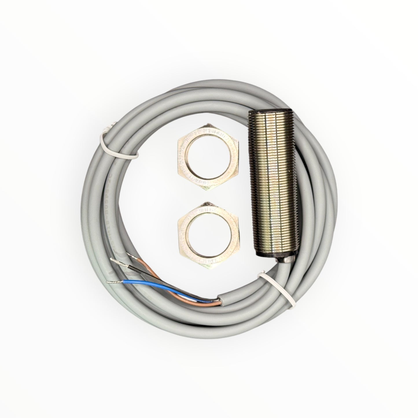 Sensor inductivo m18, pnp, no, rasante, sn 5mm, con cable [INS-M18-B05PS-2C]