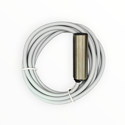Sensor inductivo m18, npn, no, rasante, sn 5mm, con cable [INS-M18-B05NS-2C]