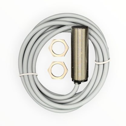 Sensor inductivo m18, npn, nc, rasante, sn 5mm,con cable [INS-M18-B05NO-2C]
