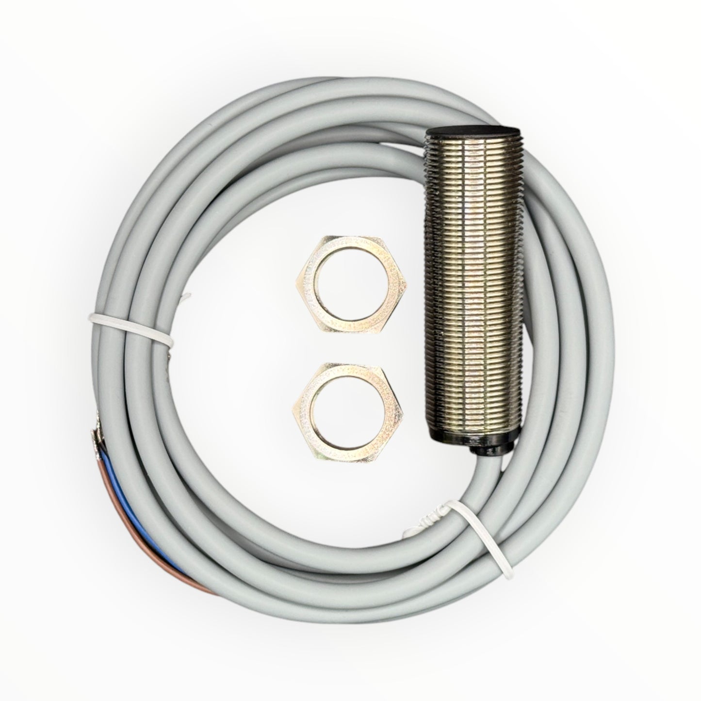 Sensor inductivo m18, pnp, nc, rasante, sn 5mm,con cable [INS-M18-B05PO-2C]