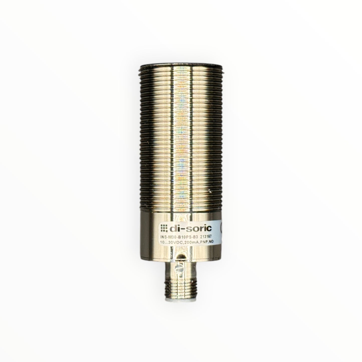 Sensor inductivo m30, pnp, no, rasante,ns 10mm, para conector m12/3p [INS-M30-B10PS-B3]
