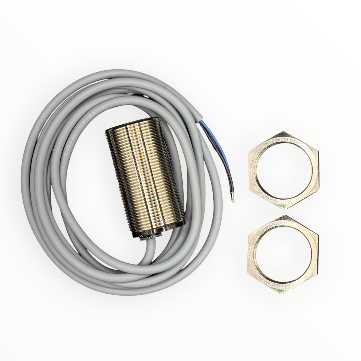 Sensor inductivo m30, npn, no, rasante,ns 10mm, con cable [INS-M30-B10NS-2C]