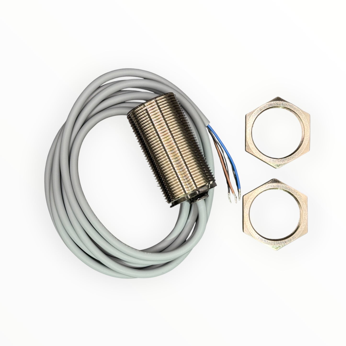 Sensor inductivo m30, npn, nc, rasante,ns 10mm, con cable [INS-M30-B10NO-2C]