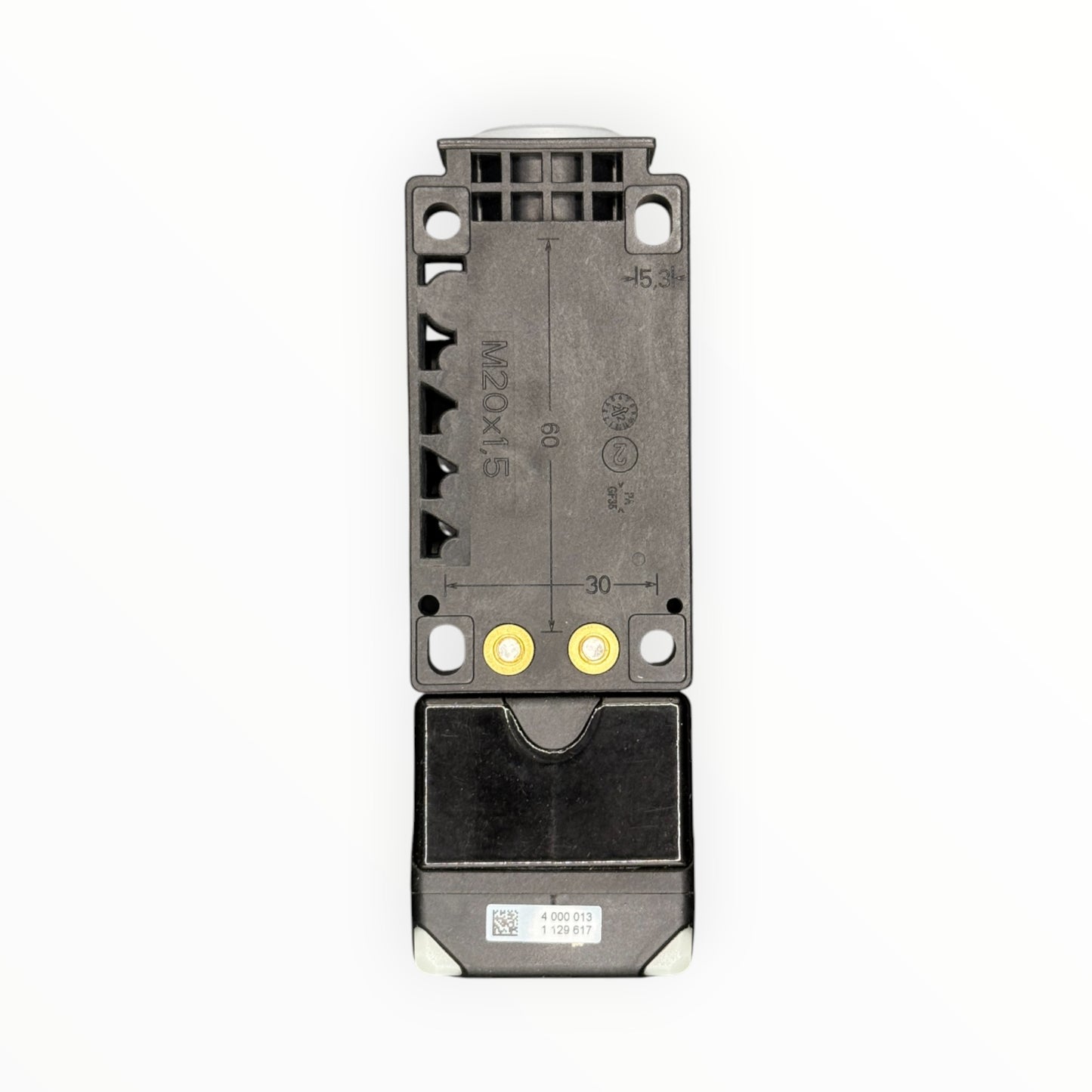 Sensor inductivo 40 x 40 mm, pnp, antivalente, ns 20mm,abrazaderas de 4 pines [DCCR 40 K 20 PSOL-KL]