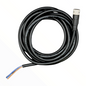 Cable conector de inyector M8, hembra, recto, 3 polos, 3 hilos, 2 m