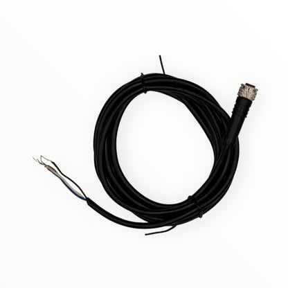 Cable conector de inyector m8, hembra, recto, 4 polos, 4 hilos, 2m [C8-I-F-4A]