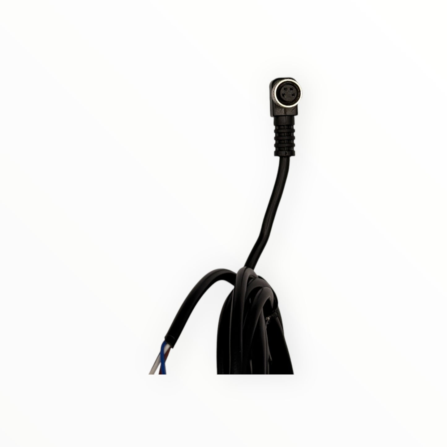 Cable conector de inyector m8, hembra, curvo, 4 polos, 4 hilos, 2m [C8-L-F-4A]