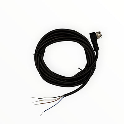 Cable conector de inyector m8, hembra, curvo, 4 polos, 4 hilos, 2m [C8-L-F-4A] - SKU: IB 1001 — Automatización Industrial Chile | BDTEC