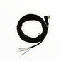 Cable conector de inyector m8, hembra, curvo, 4 polos, 4 hilos, 2m [C8-L-F-4A]
