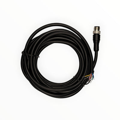 Cable conector m12, macho, recto, 8 pines 8 hilos con cable de 5m [C12-I-M-8A-5M] - SKU: IB 1006 — Automatización Industrial Chile | BDTEC