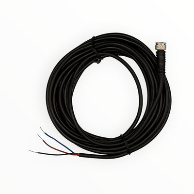Cable conector m8, hembra, 3 pines, 3 hilos con cable de 5m [C8-I-F-3A-5M] - SKU: IB 1009 — Automatización Industrial Chile | BDTEC