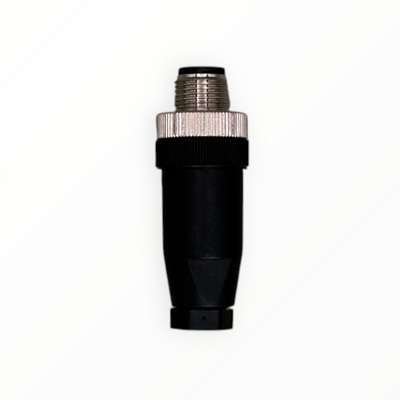 Conector armable m12, macho, recto, 4 pines [C12-I-M-4A-P] - SKU: IB 1011 — Automatización Industrial Chile | BDTEC