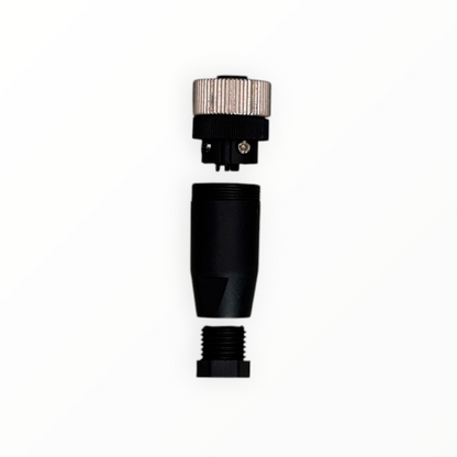 Conector armable m12, hembra, recto, 4 polos [C12-I-F-4A-P] - SKU: IB 1012 — Automatización Industrial Chile | BDTEC
