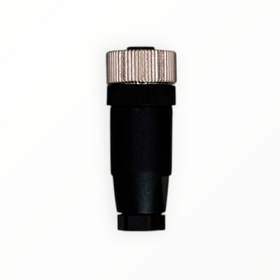 Conector armable m12, hembra, recto, 4 polos [C12-I-F-4A-P] - SKU: IB 1012 — Automatización Industrial Chile | BDTEC