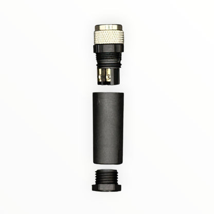 Conector armable m8, hembra, recto, 3 polos [C8-I-F-3A-P]