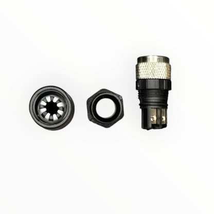 Conector armable m8, hembra, recto, 3 polos [C8-I-F-3A-P]