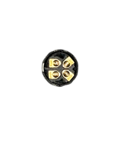 Conector armable m8, macho, recto, 4 pines [C8-I-M-4A-P]