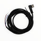 Cable conector de inyector m8, hembra, 90 grados, 3 polos, 3 hilos, 2m [C8-L-F-3A]