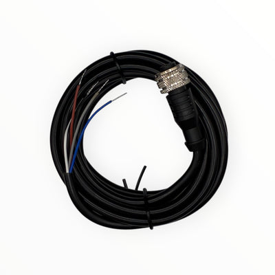 Cable conector de inyector m12, hembra, recto, 5 polos 5 hilos con cable de 2m [C12-I-F-5A] - SKU: IB 1018 — Automatización Industrial Chile | BDTEC
